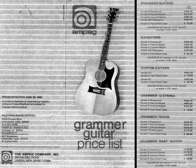 pricelist